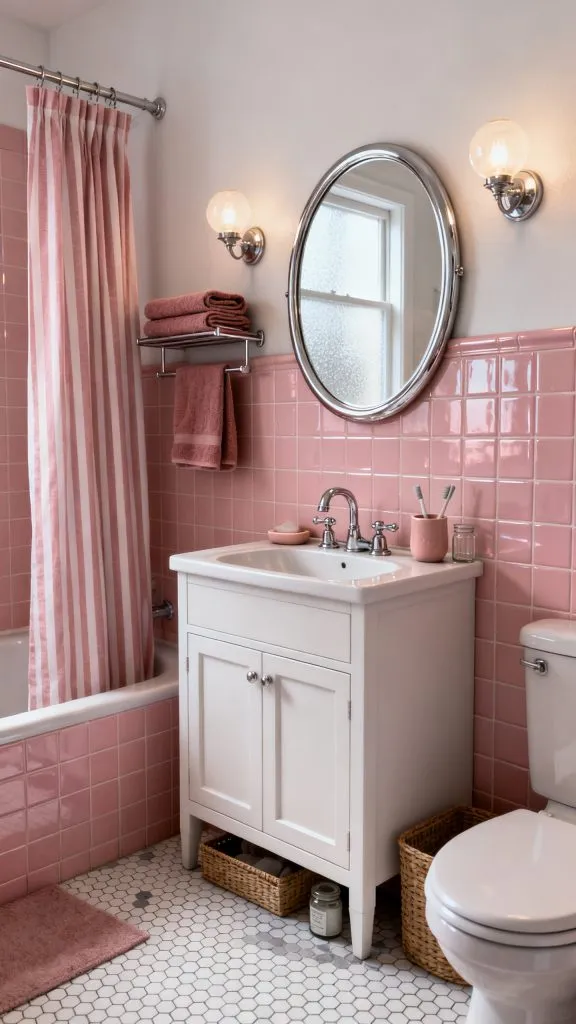 11 Retro Small Bathroom Ideas 1