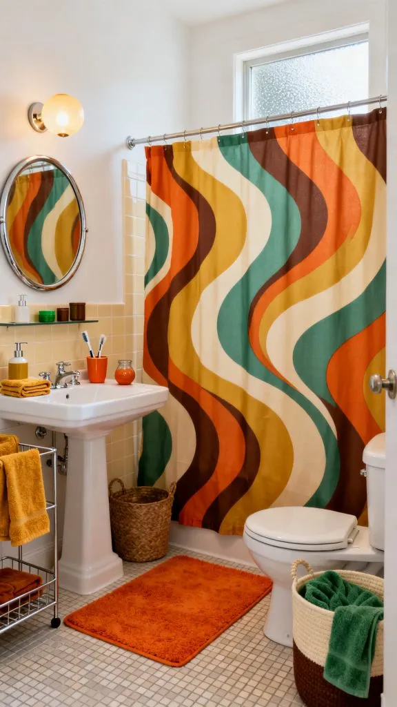 11 Retro Small Bathroom Ideas 11