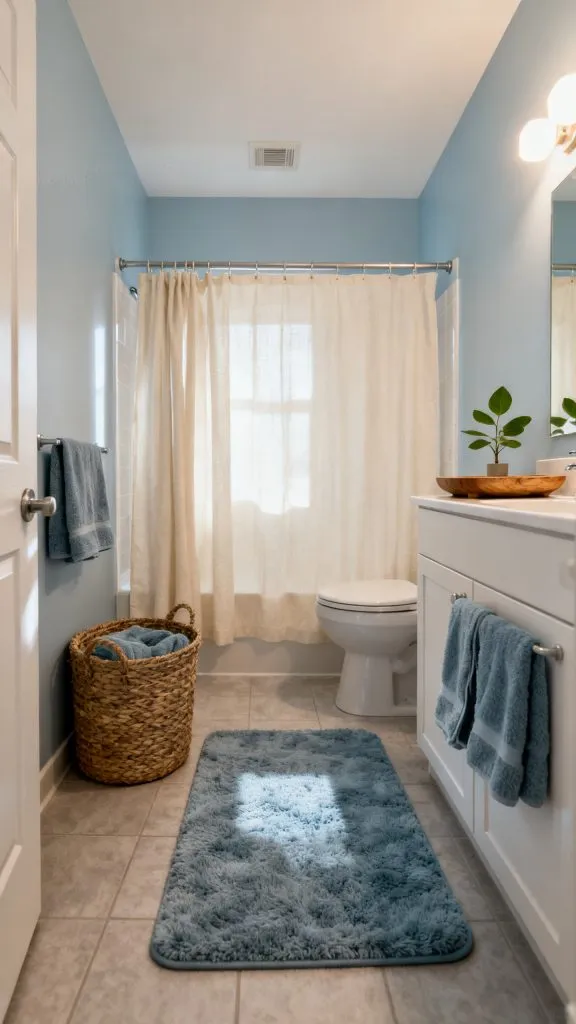 11 blue college apartment bathroom ideas 11