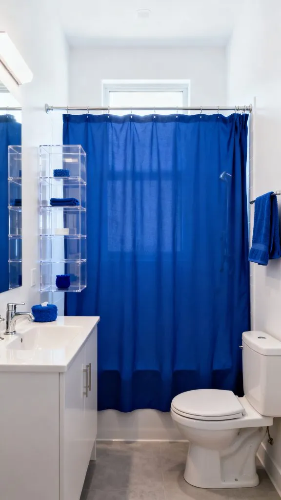 11 blue college apartment bathroom ideas 6