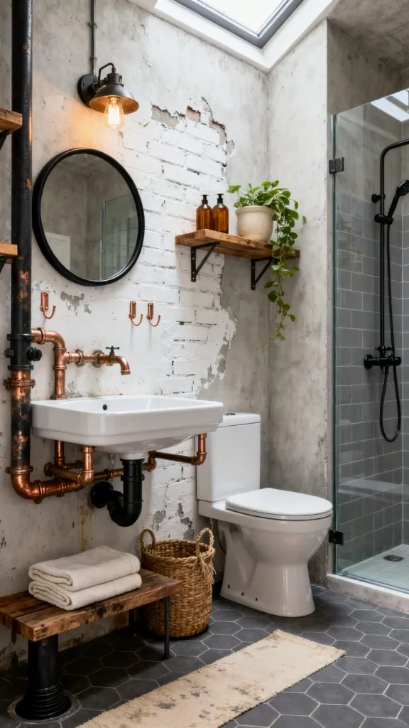 11 industrial small bathroom ideas 5