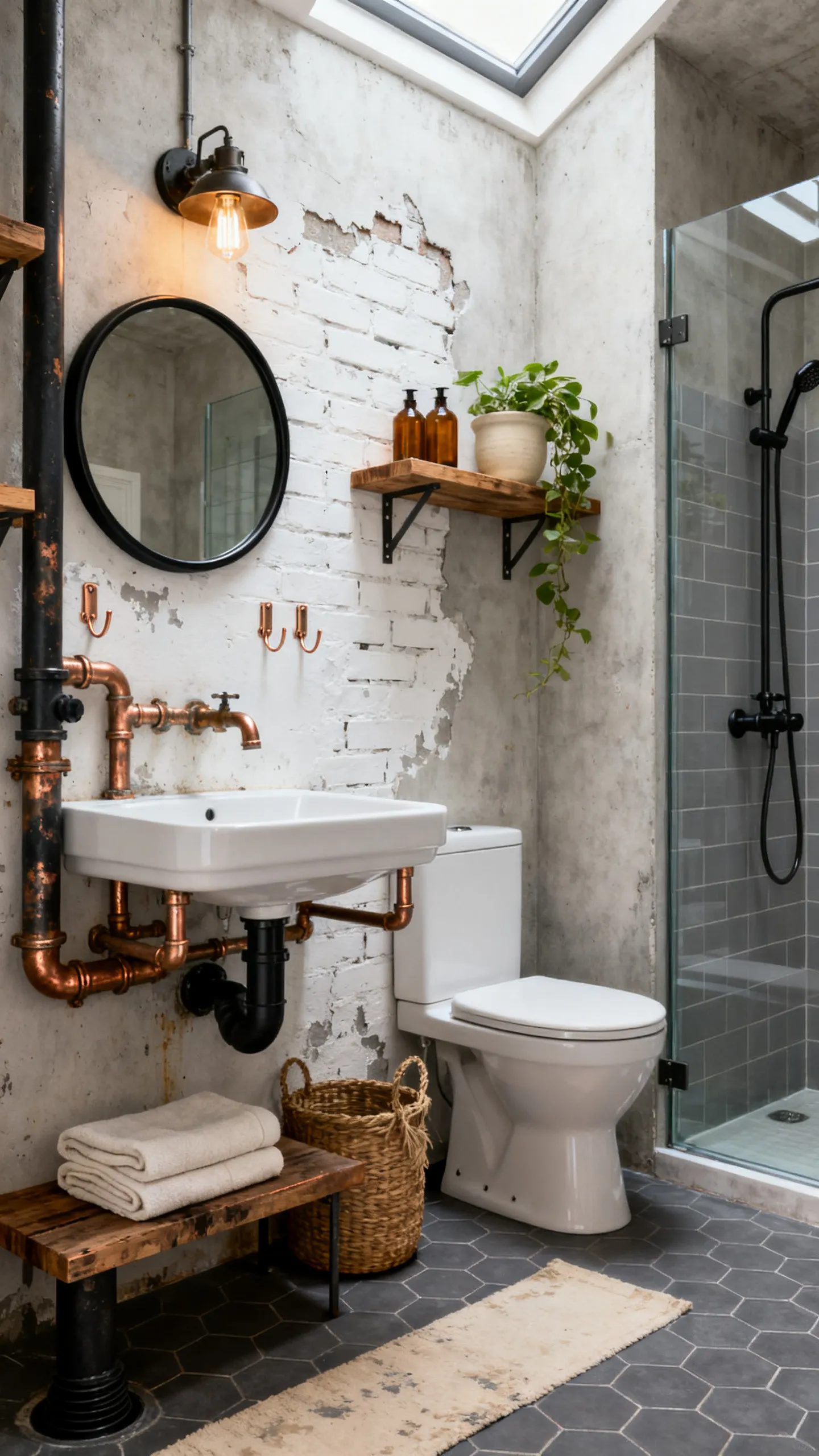 11 industrial small bathroom ideas 5