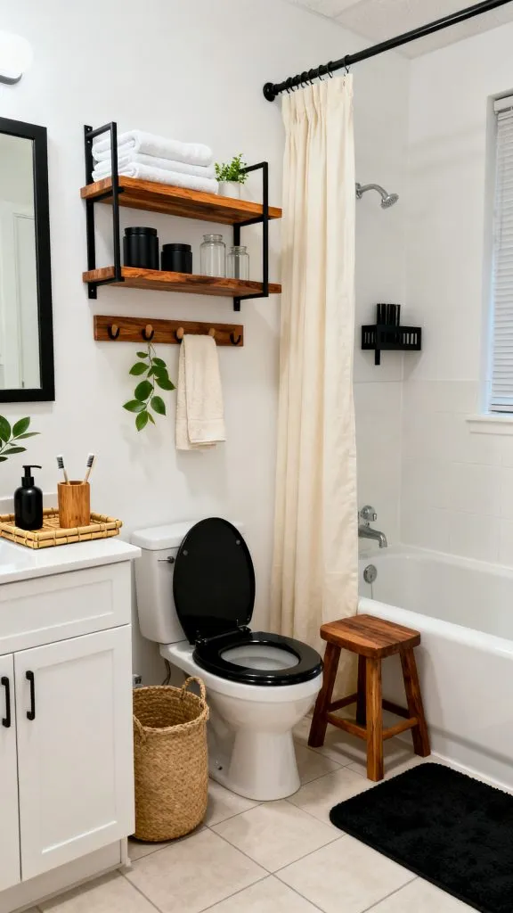 Black College Apartment Bathroom Ideas 2 1
