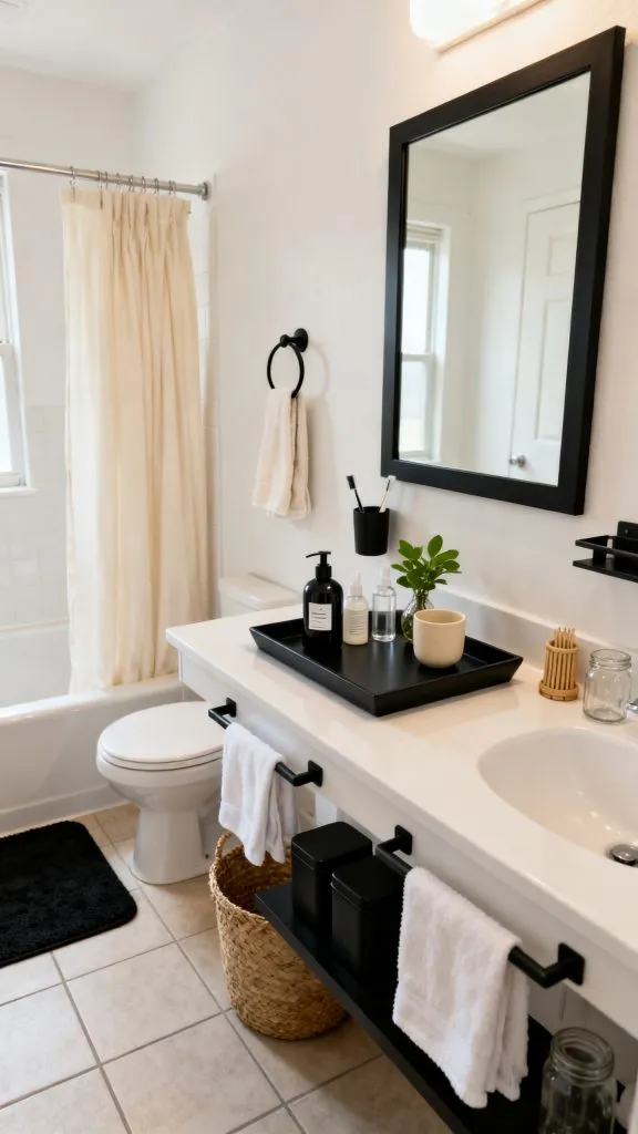 Black College Apartment Bathroom Ideas 2 2