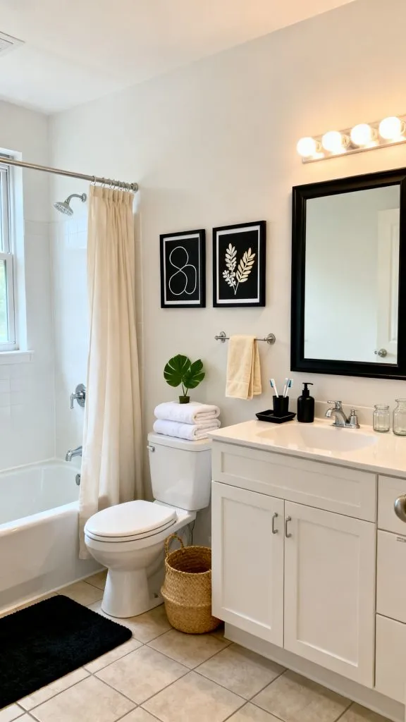 Black College Apartment Bathroom Ideas 2 3