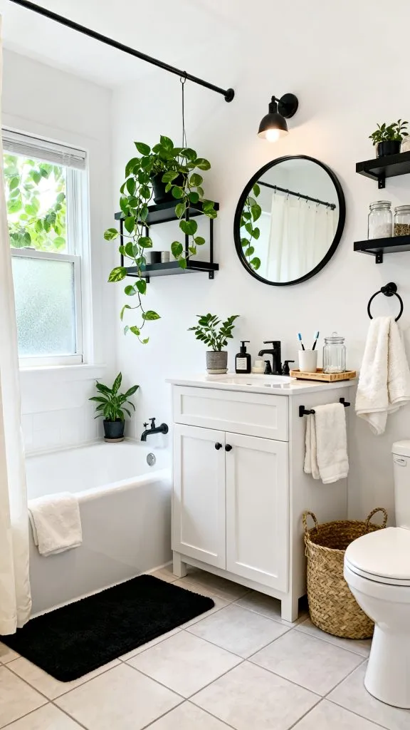 Black College Apartment Bathroom Ideas 2 4