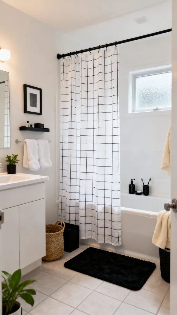 Black College Apartment Bathroom Ideas 1