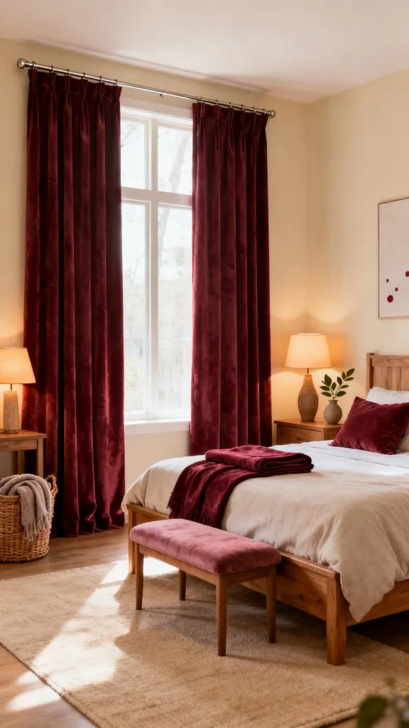Burgundy Bedroom Ideas 3