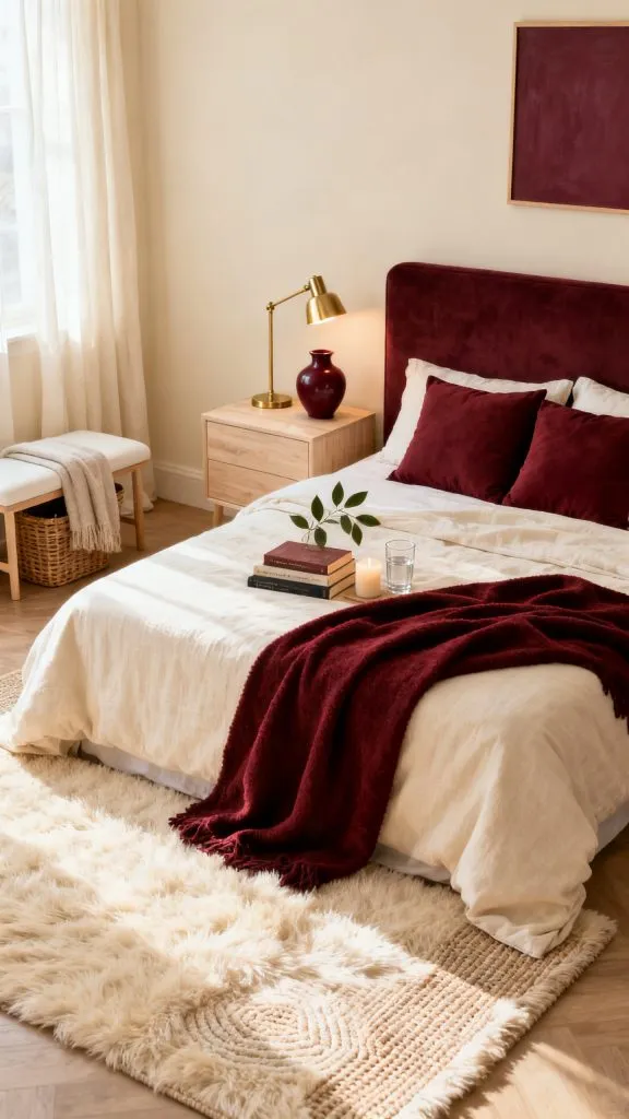 Burgundy Bedroom Ideas 5