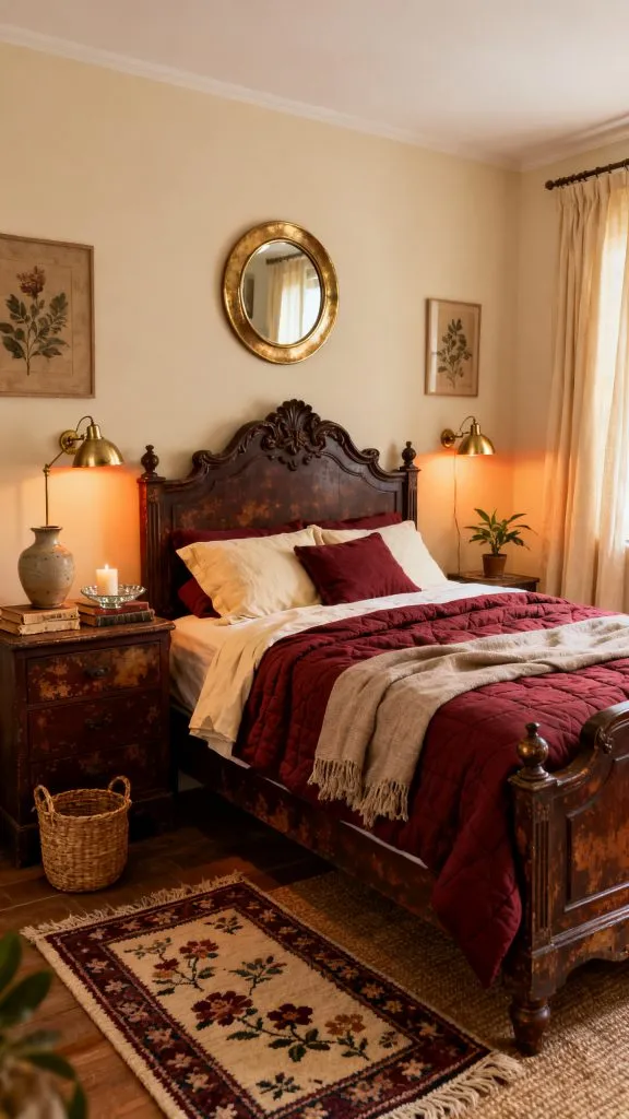 Burgundy Bedroom Ideas 7