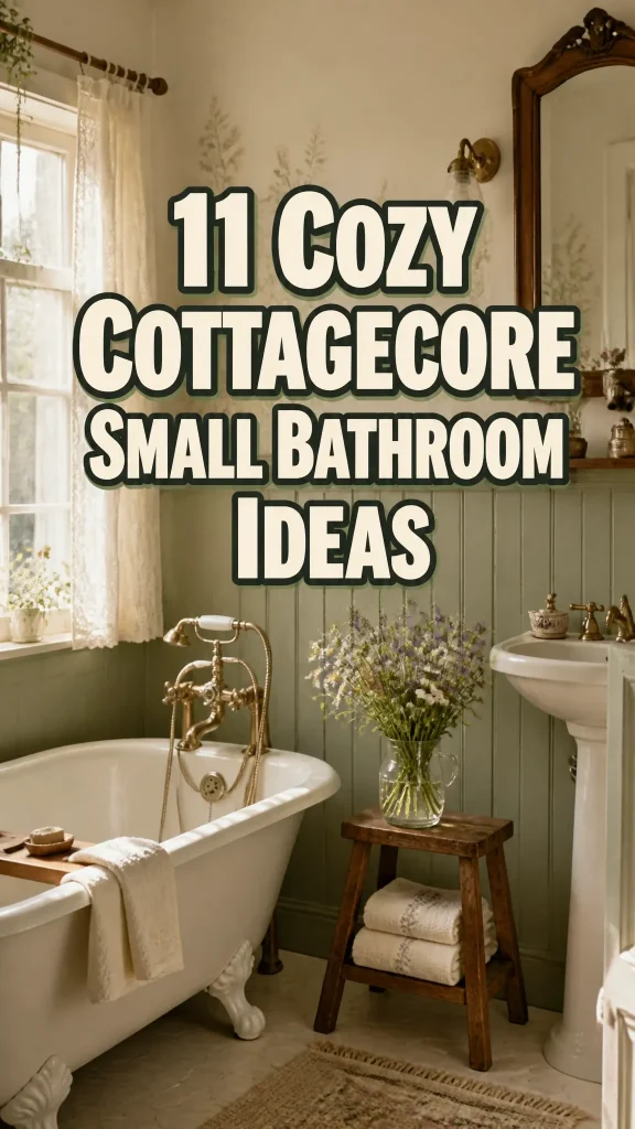 Cottagecore Small Bathroom Ideas 3