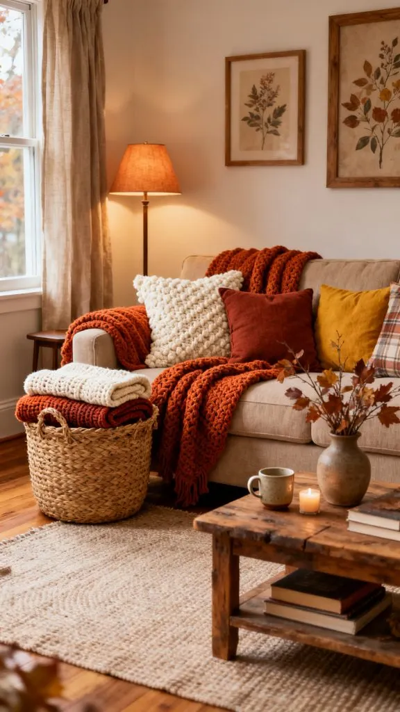 Cozy Crochet Fall Decor Ideas 1