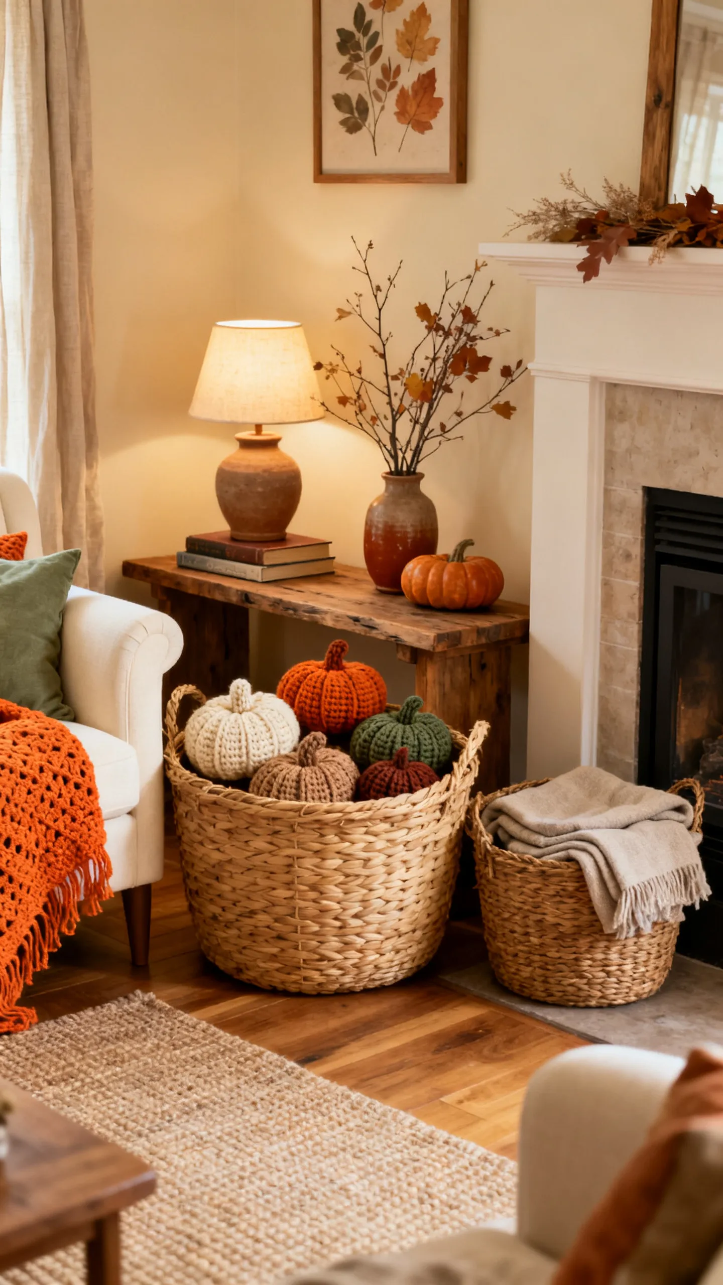Cozy Crochet Fall Decor Ideas 6