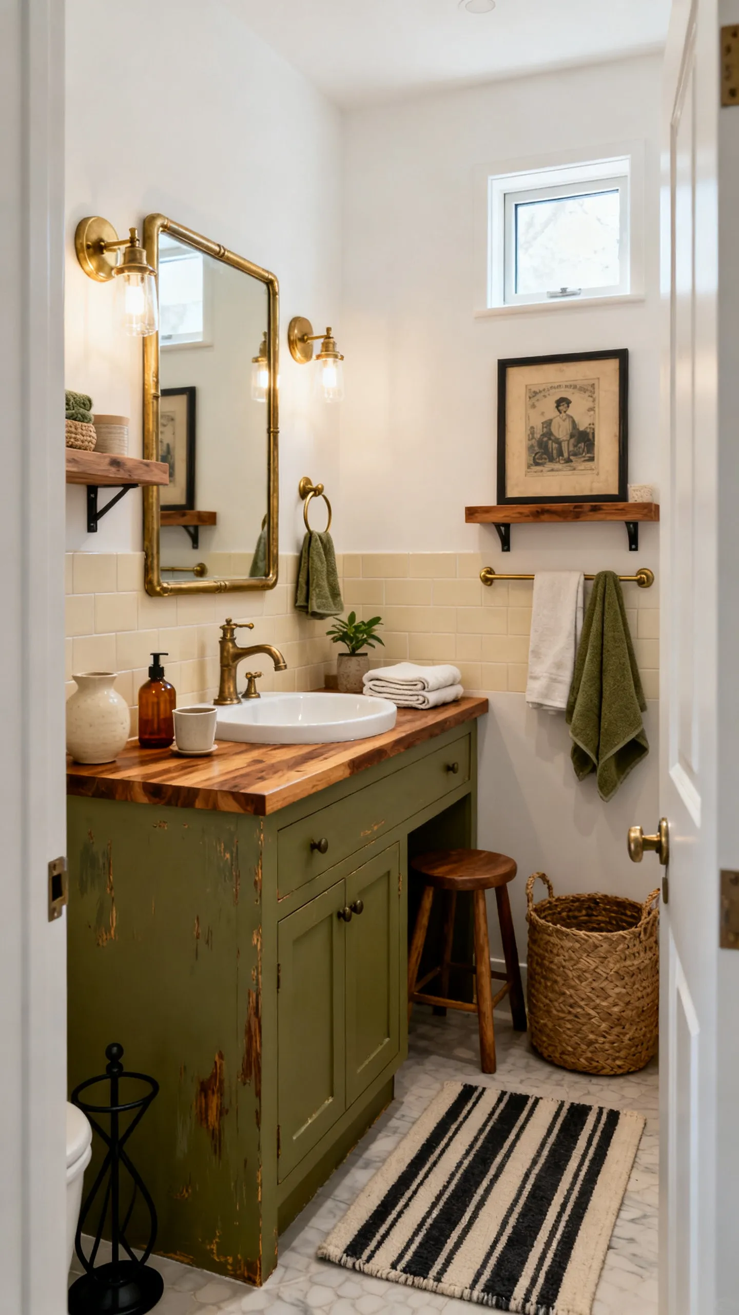 Eclectic Small Bathroom Ideas 8