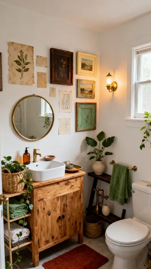 Eclectic Small Bathroom Ideas 9