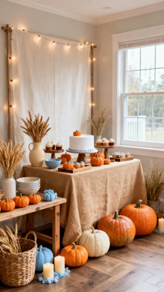 Fall Baby Shower Ideas for Boys 2