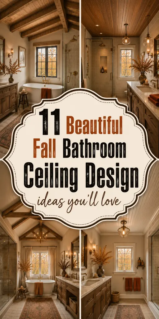 Fall Bathroom Ceiling Design Ideas 1