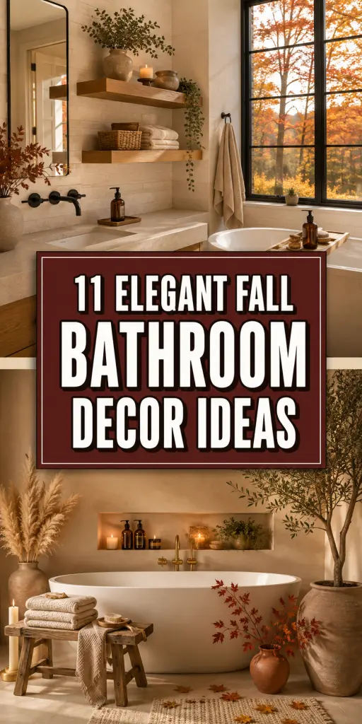 Fall Bathroom Decor Ideas 6