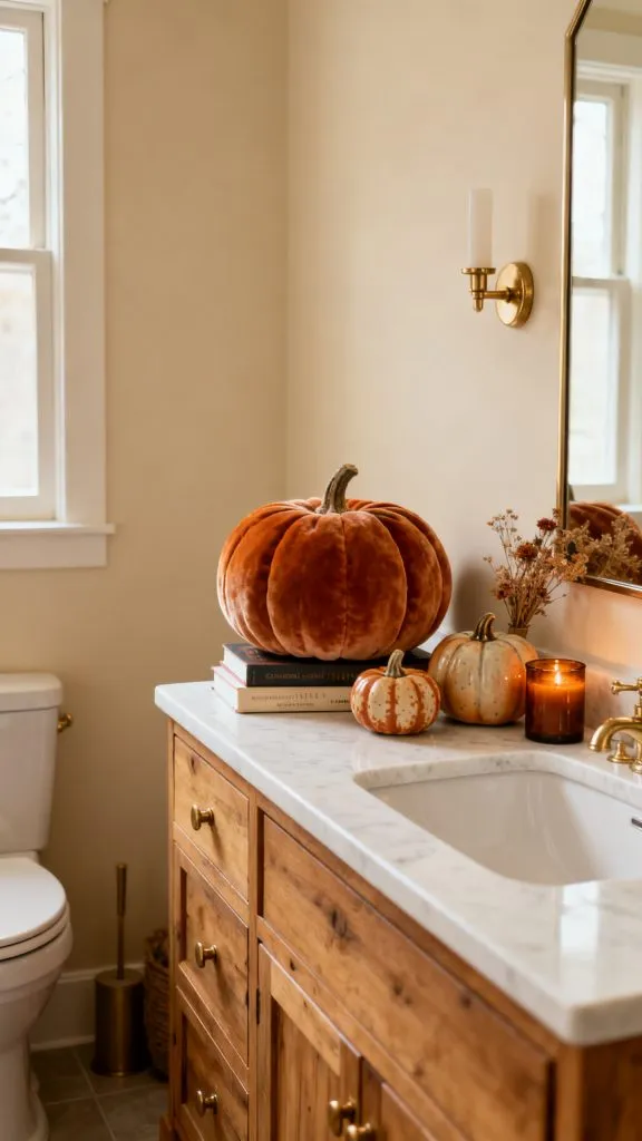 Fall Bathroom Decor Ideas 3