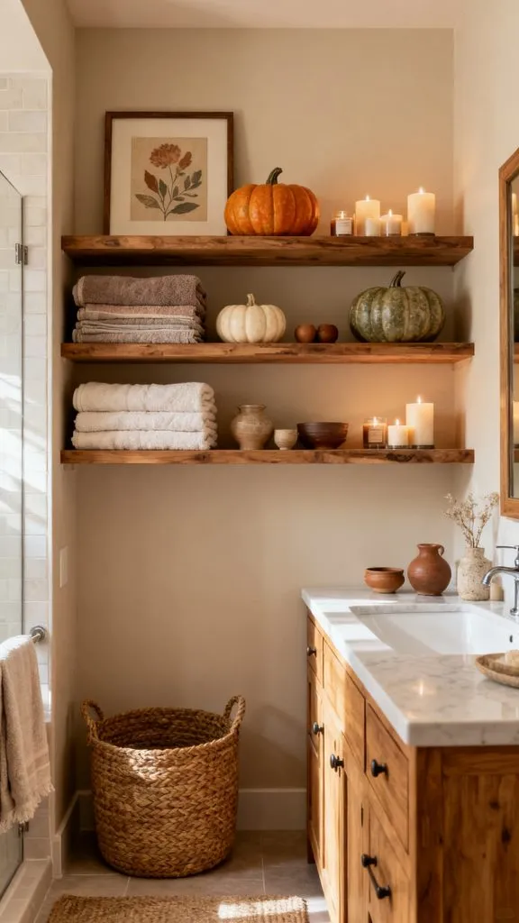 Fall Bathroom Decor Ideas 9
