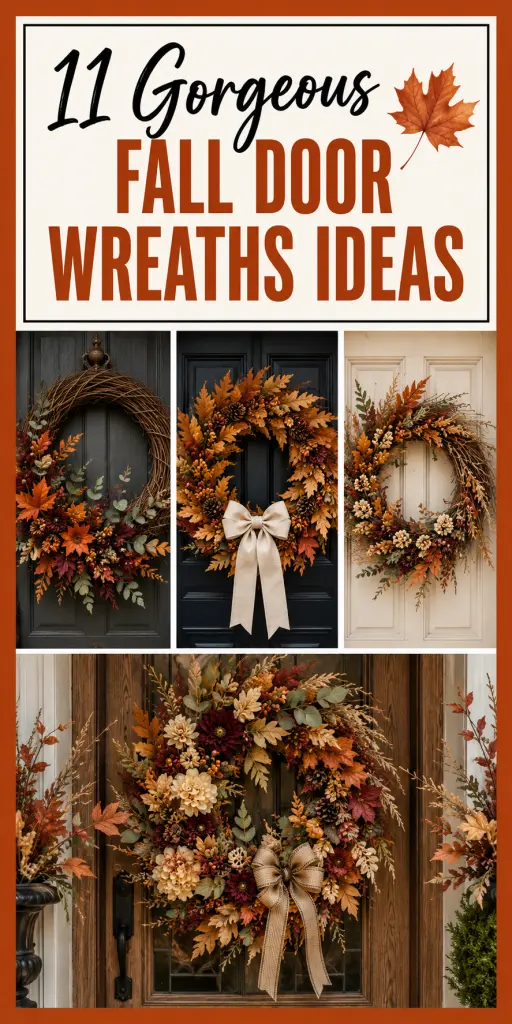 Fall Door Wreath Ideas 2