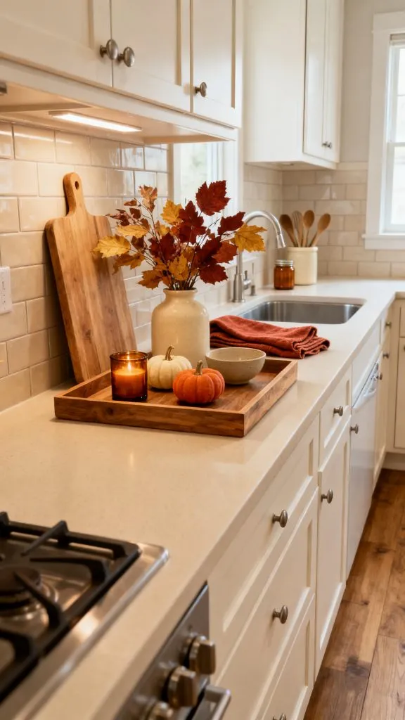 Fall Kitchen Countertop Decor Ideas 1