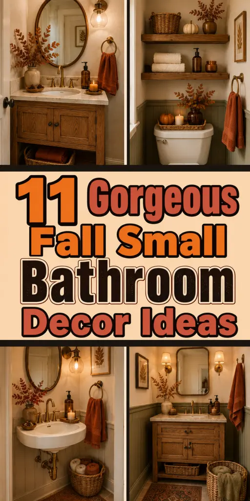 Fall Small Bathroom Decor Ideas 2