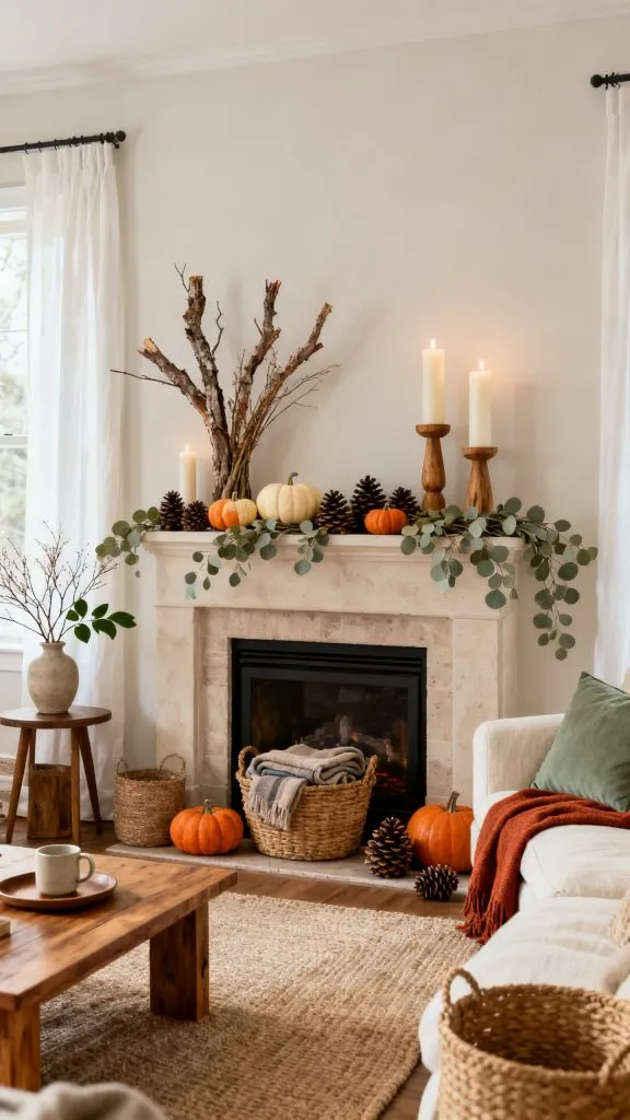 Halloween Mantle Decor 11