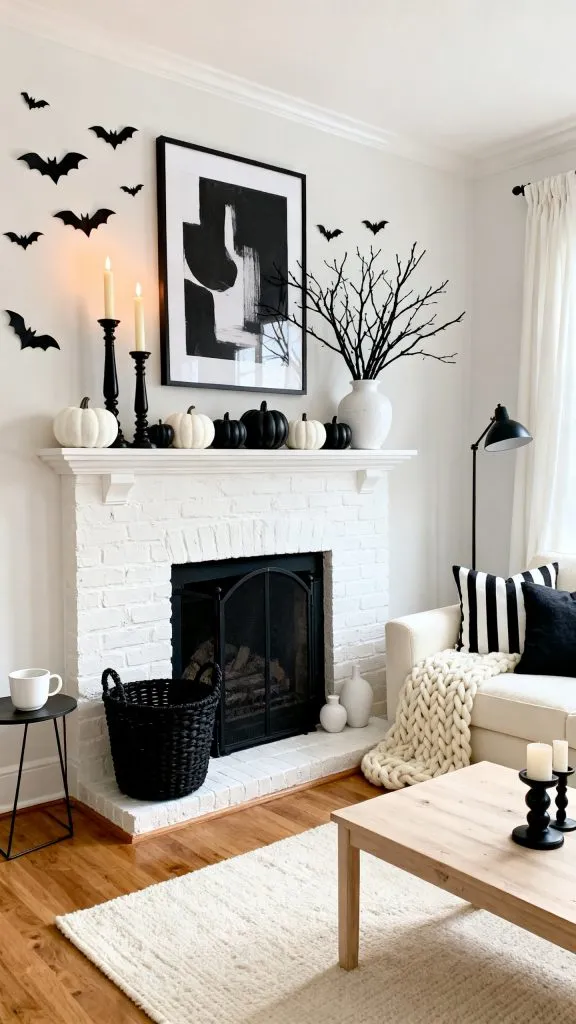 Halloween Mantle Decor 4