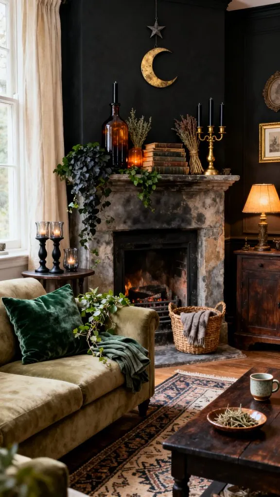 Halloween Mantle Decor 9