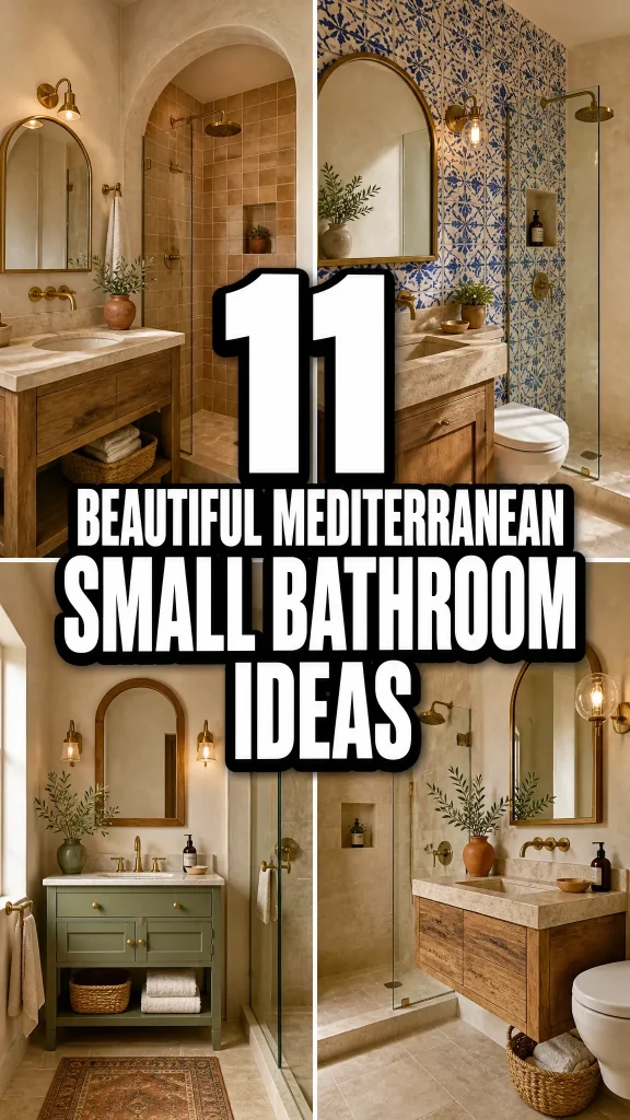 Mediterranean Small Bathroom Ideas 6