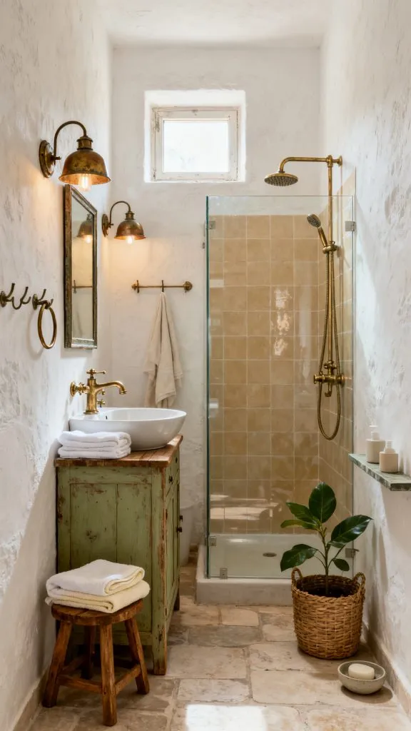 Mediterranean Small Bathroom Ideas 9