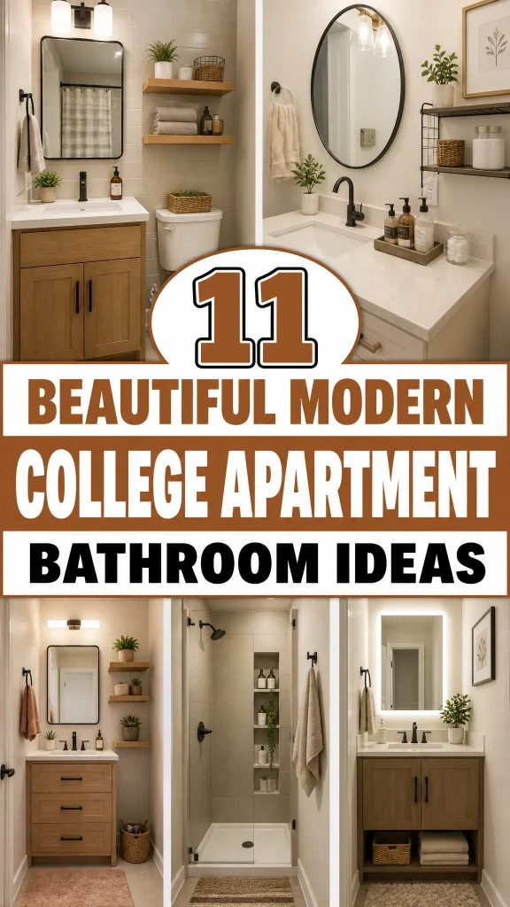Modern College Apartment Bathroom Ideas 2