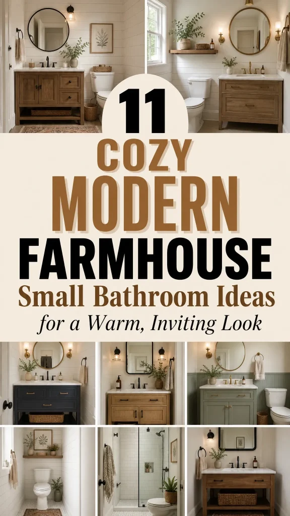 Modern Farmhouse Small Bathroom Ideas 5