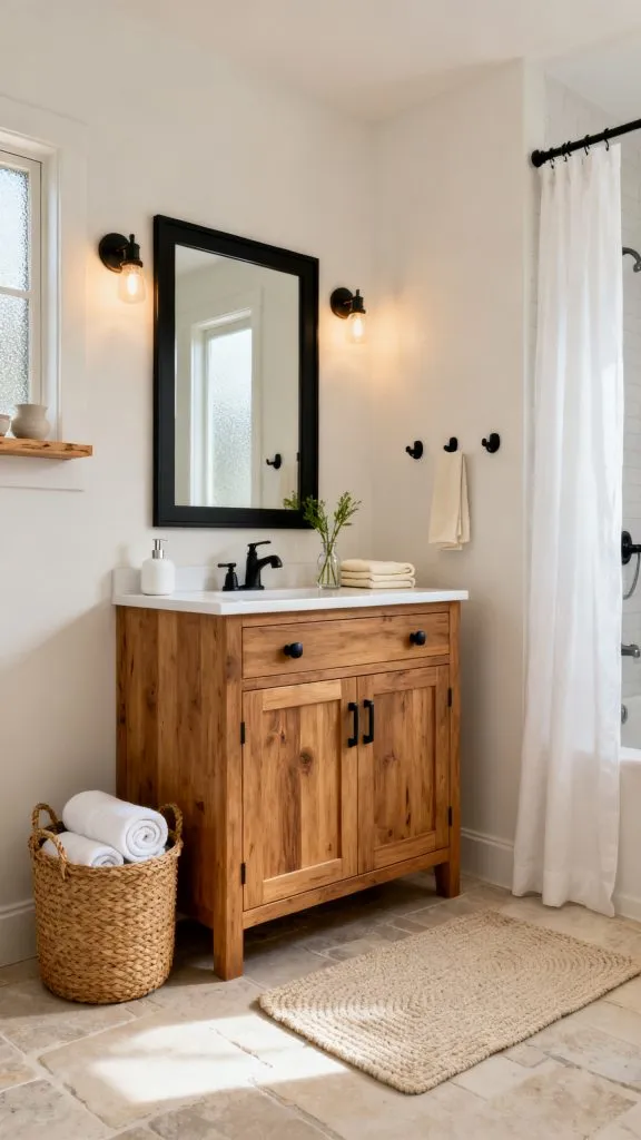 Modern Farmhouse Small Bathroom Ideas 1
