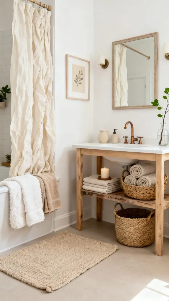 Modern Farmhouse Small Bathroom Ideas 11
