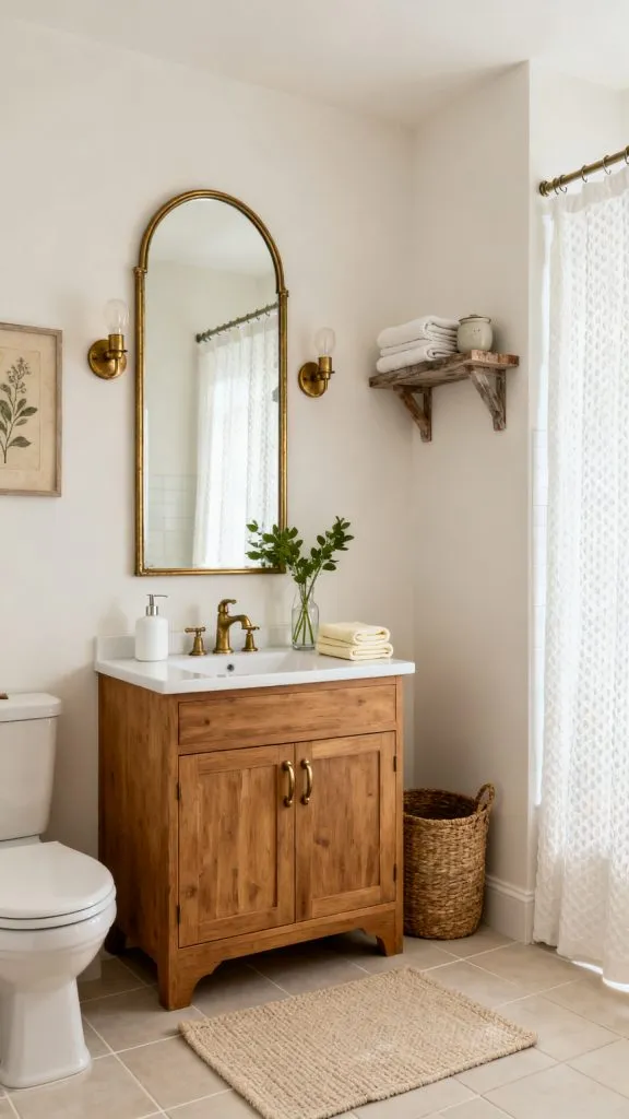 Modern Farmhouse Small Bathroom Ideas 4