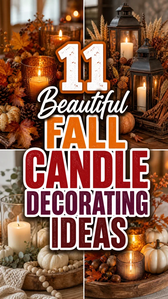 Pin Fall Candle Decorating Ideas 4