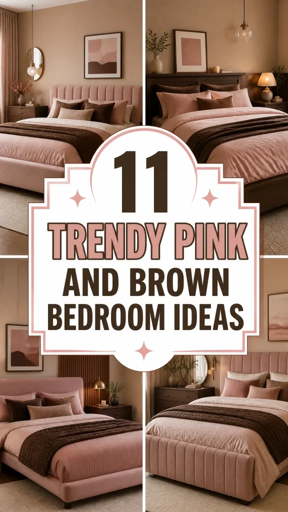 Pink And Brown Bedroom Ideas 3