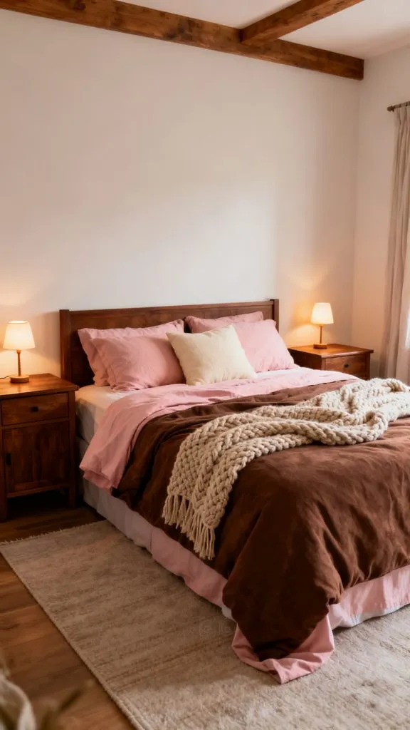 Pink And Brown Bedroom Ideas 1