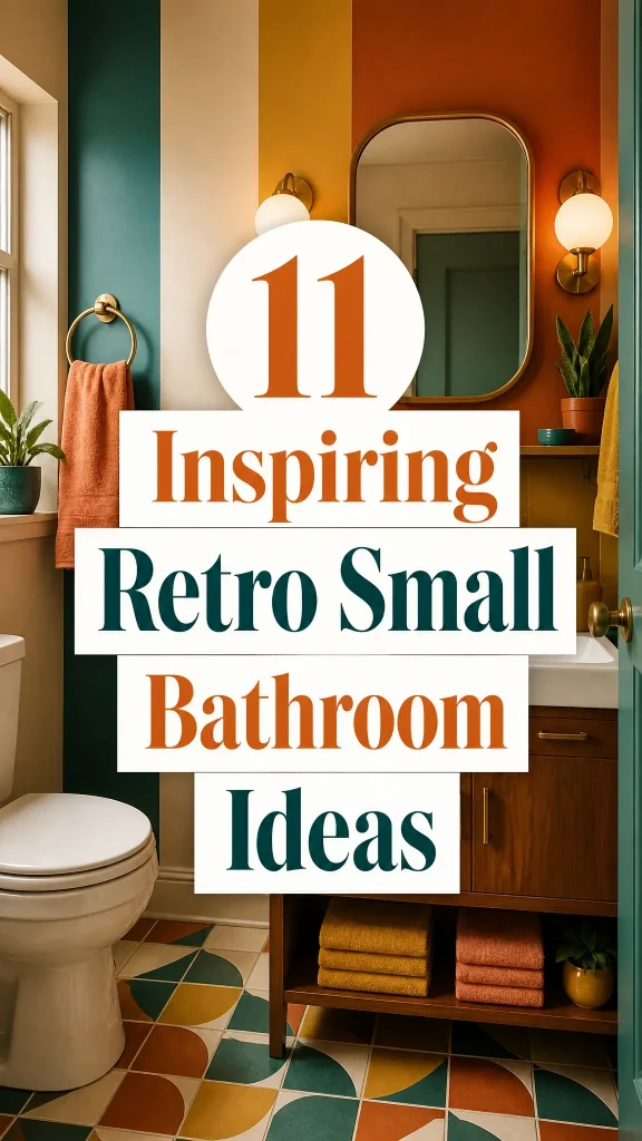 Retro Small Bathroom Ideas 1