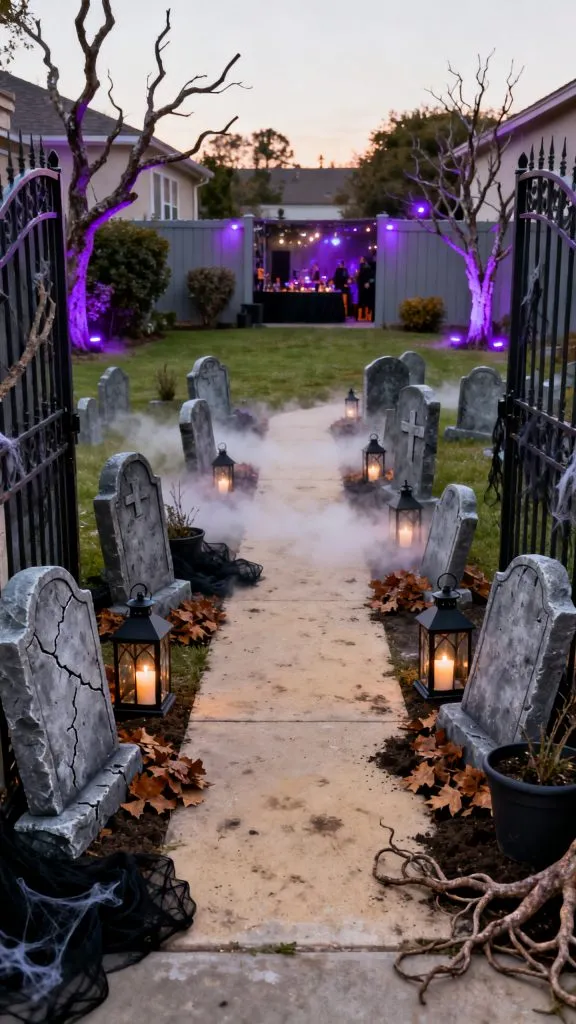 Scary Outdoor Halloween Party Decor Ideas 1