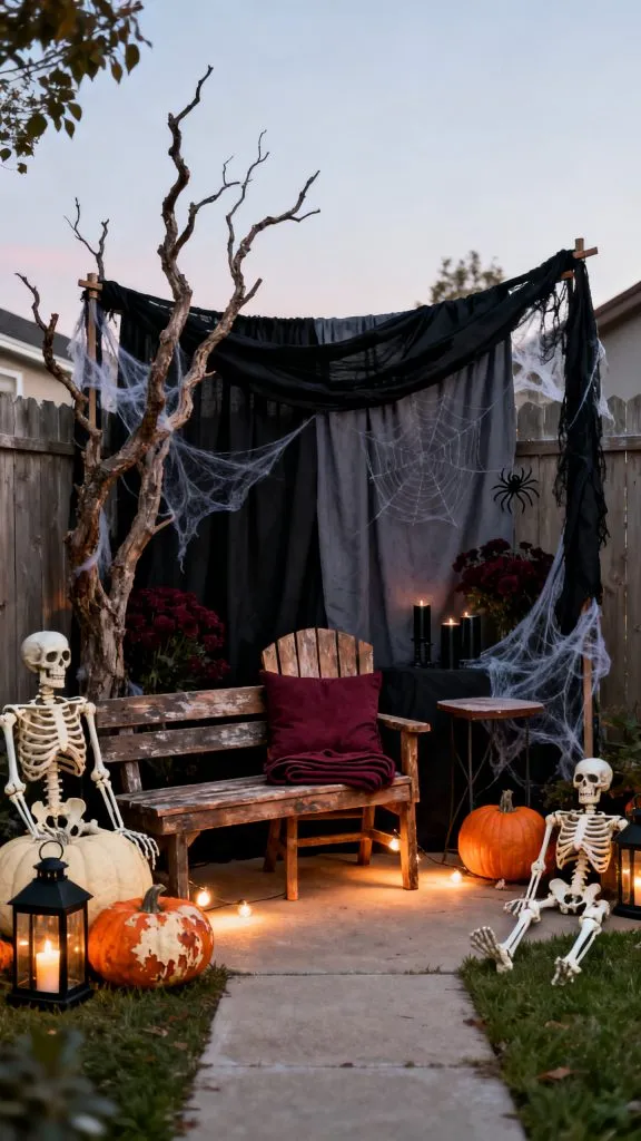 Scary Outdoor Halloween Party Decor Ideas 10