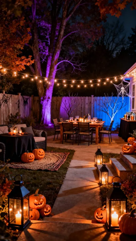 Scary Outdoor Halloween Party Decor Ideas 11