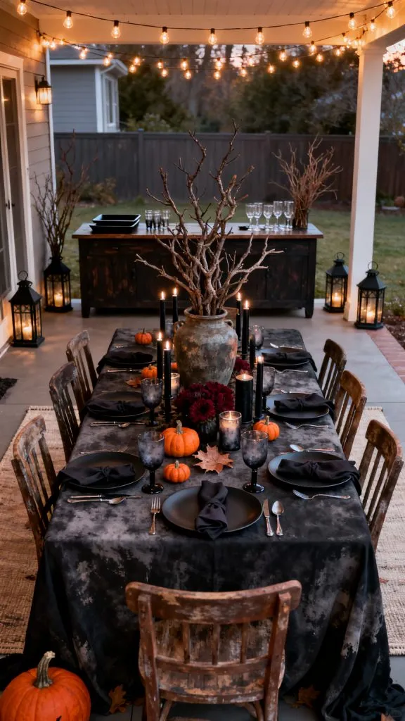 Scary Outdoor Halloween Party Decor Ideas 3