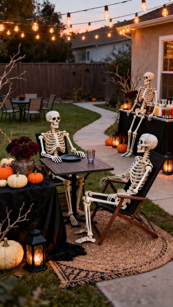 Scary Outdoor Halloween Party Decor Ideas 6