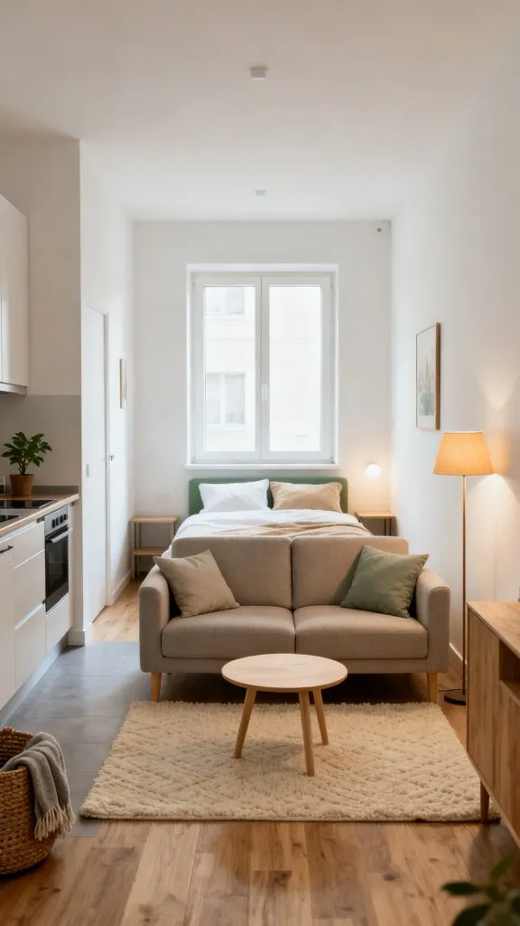 Tiny Studio Apartment Layout Ideas 3