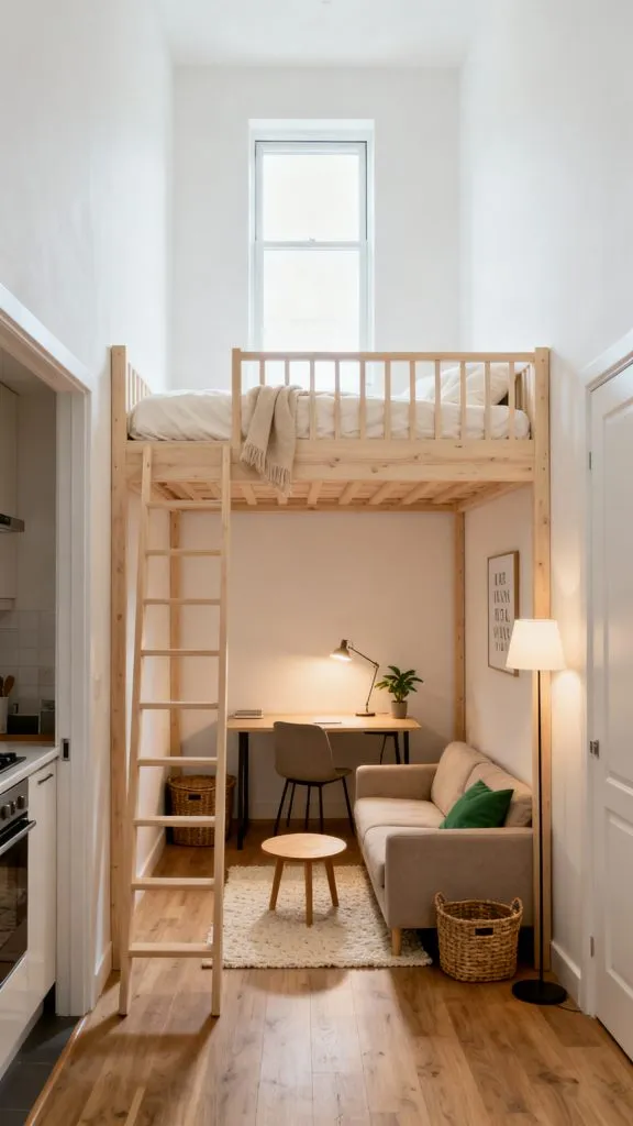 Tiny Studio Apartment Layout Ideas 5