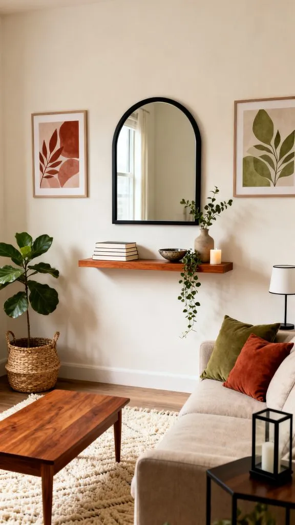 apartment living room wall decor 11