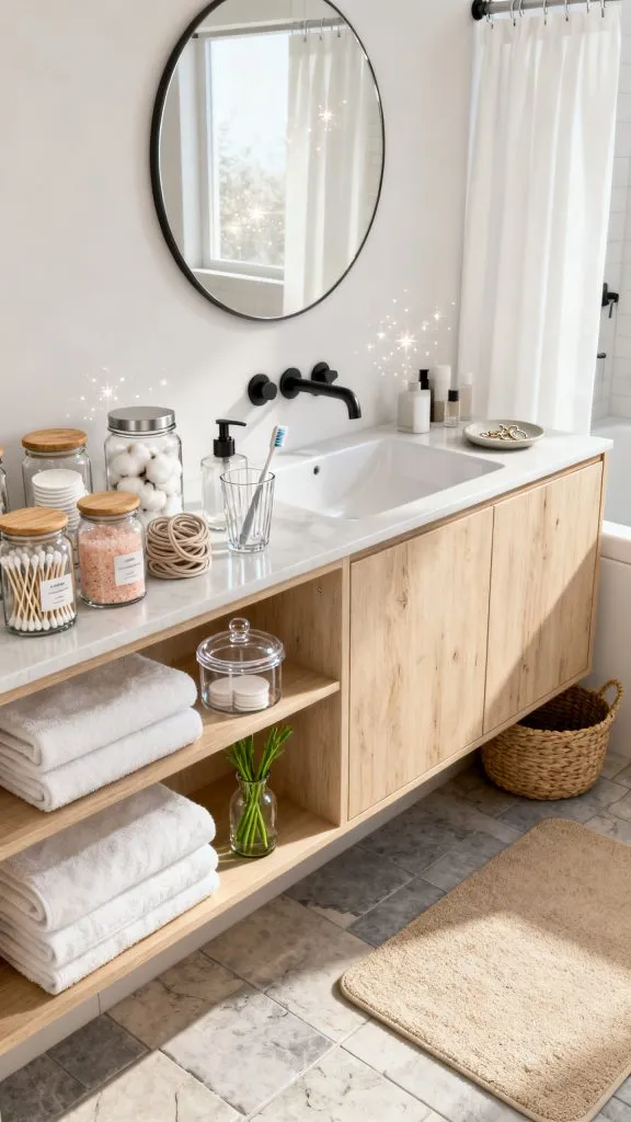 bathroom counter organization ideas 2